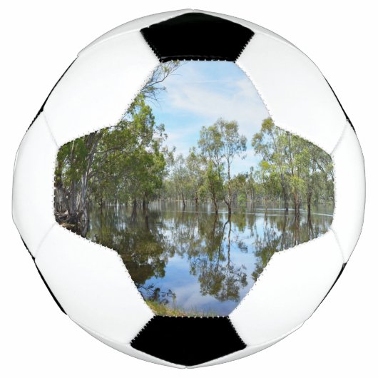 オーストラリア・マレー川 サッカーボール (正面)