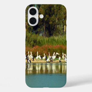 オーストラリア,マレー川,ペリカン島, iPhone 16 PLUSケース