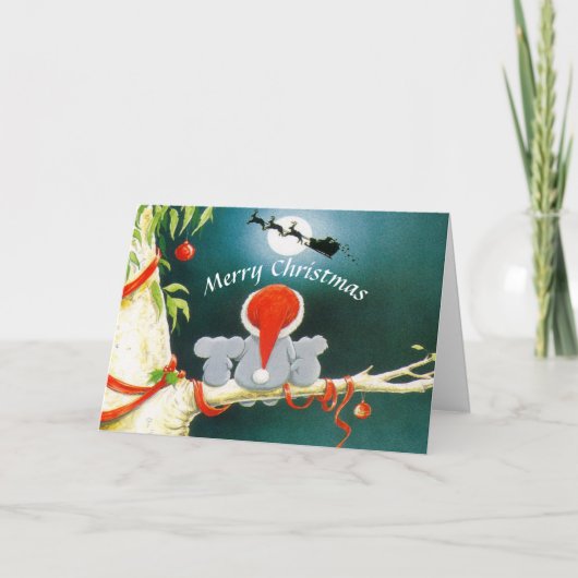 オーストラリア・メリークリスマス シーズンカード (正面)