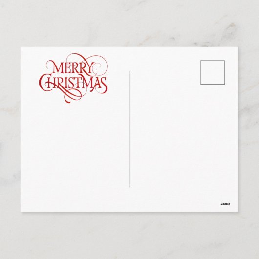 オーストラリア・メリークリスマス シーズンポストカード (裏面)