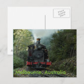 オーストラリア，メルボルンでトレーニング ポストカード (正面/裏面)