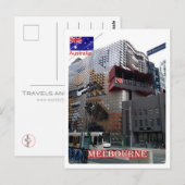 オーストラリア – メルボルン –  ポストカード (正面/裏面)