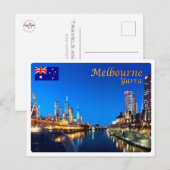 オーストラリア – メルボルン – ヤラトワイライト ポストカード (正面/裏面)