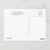 オーストラリア，ユネスコのゴンドワナ山脈 ポストカード (裏面)