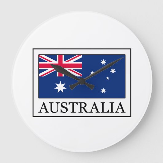 オーストラリア ラージ壁時計 (正面)
