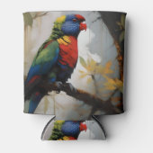 オーストラリア・レインボー・ロリケ絵を描エ油 缶クーラー (正面)