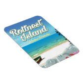 オーストラリア ロットネスト島 海 旅行 ポスター マグネット (右側)