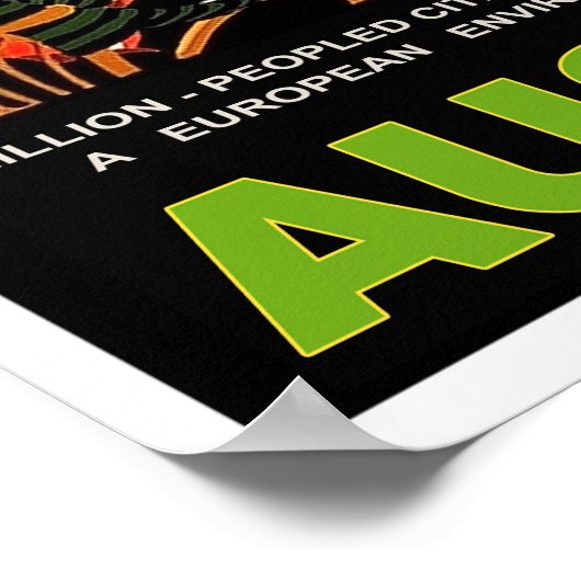 オーストラリア、ロマンチックな夕べパーティー、ヴィンテージ旅行 ポスター (角)