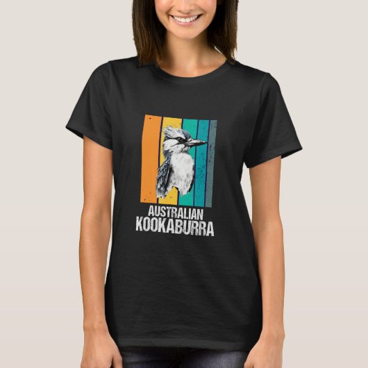 オーストラリア ワライカワセミ 2 Tシャツ (正面)