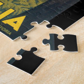 オーストラリア・ヴィンテージ旅行ポスター ジグソーパズル (側面)