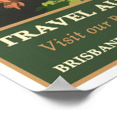 オーストラリア・ヴィンテージ旅行ポスター ポスター (角)