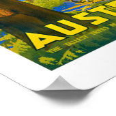 オーストラリア・ヴィンテージ旅行 ポスター (角)