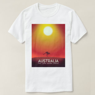 オーストラリア「下の土地」休暇プリント。 Tシャツ