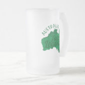 オーストラリア:凡例の合計 フロストグラスビールジョッキ (正面右)