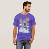 オーストラリア 動物 動物園 動物 ギフト 雲 コアラ 面白い Tシャツ (正面フル)
