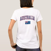 オーストラリア+国旗 Tシャツ (裏面)