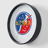 オーストラリア 壁時計 (傾斜)