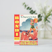 オーストラリア – 太平洋の遊び場，ボンディビーチ ポストカード (スタンド正面)