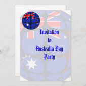 オーストラリア 招待状 (正面/裏面)
