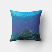 オーストラリア、素晴らしバリアリーフ。サワーニングパープル クッション (裏面)