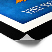 オーストラリア – 訪問オーストラリアヴィンテージイラストレーション ポスター (角)