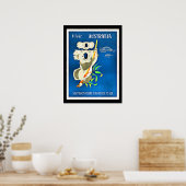 オーストラリア – 訪問オーストラリアヴィンテージイラストレーション ポスター (キッチン)