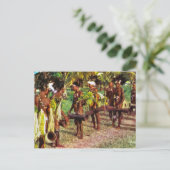 オーストラリア、部族フェスティバル、ニューギニア ポストカード (スタンド正面)