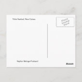 オーストラリア、部族フェスティバル、ニューギニア ポストカード (裏面)