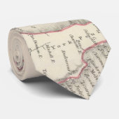 オーストラリア(1848年)のヴィンテージの地図 ネクタイ (ロール)