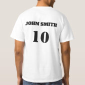 オーストラリア 2026 サッカー ファン パーソナライズ 名前 Tシャツ (裏面)