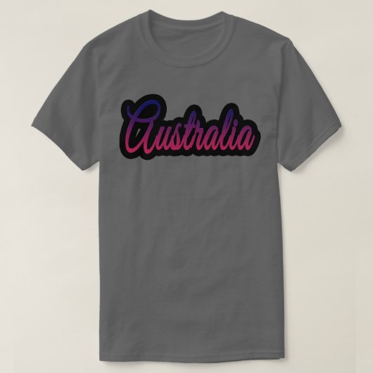 オーストラリア Tシャツ (デザイン正面)