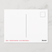 オーストラリア – ULURU – アウトバック – 砂漠 ポストカード (裏面)