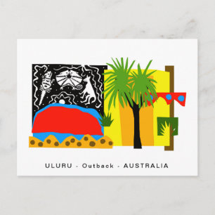オーストラリア – ULURU – アウトバック – 砂漠 ポストカード