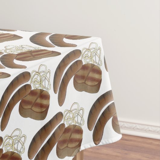 オーストラリアBBQクックアウトバーベキューステーキソーセージ テーブルクロス (インサイチュ)