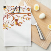 オーストラリアCOAブラウン キッチンタオル (四つ折り)