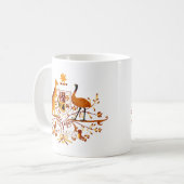 オーストラリアCOAブラウン コーヒーマグカップ (正面左)