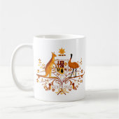 オーストラリアCOAブラウン コーヒーマグカップ (左)