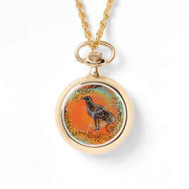 オーストラリアEMUアート 腕時計