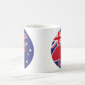オーストラリアEMUオーストラリア国立動物国旗 コーヒーマグカップ (中央)
