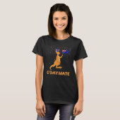 オーストラリアG'day Mate KangarooオおもしろいーストラリアSym Tシャツ (正面フル)