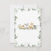 オーストラリアHow Big is Mommy's Belly Game Card 招待状 (裏面)