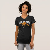 オーストラリアKangarooオーストラリアのお土産Tシャツ Tシャツ (正面フル)