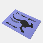 オーストラリアKangarooカスタム文字&カラードアマット ドアマット (アングル)