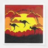 オーストラリアKangarooレッドブラックイエローサーヴィット (正面)