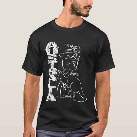 オーストラリアKoala Kangaroo Wildlifeのお土産 Tシャツ (正面)