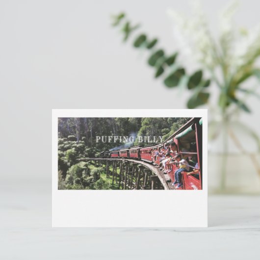 オーストラリアPuffing Billyポストカード ポストカード (スタンド正面)