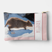 オーストラリアQuokkaオンビーチピンクガールカスタムズ アクセサリーポーチ (裏面)