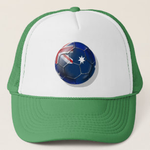 オーストラリアSocceroosのサッカーファンOzの旗の球 キャップ