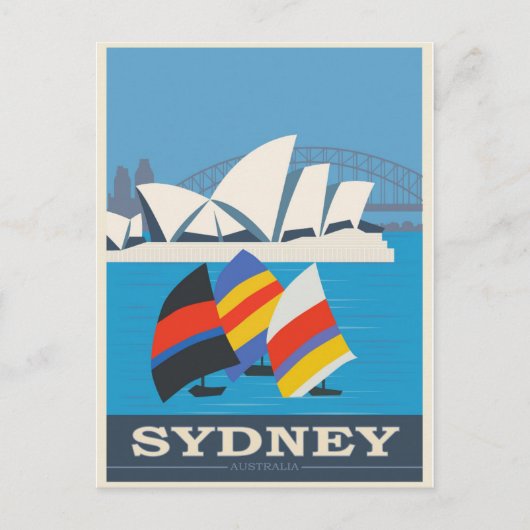 オーストラリアSydney Vintage旅行はがき ポストカード (正面)