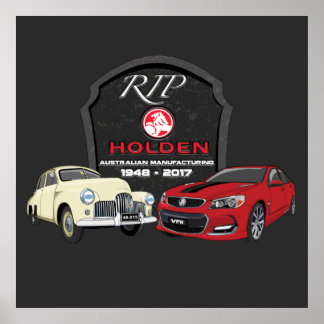 オーストラリアT-Shでの40年間のHolden Manufacturing ポスター
